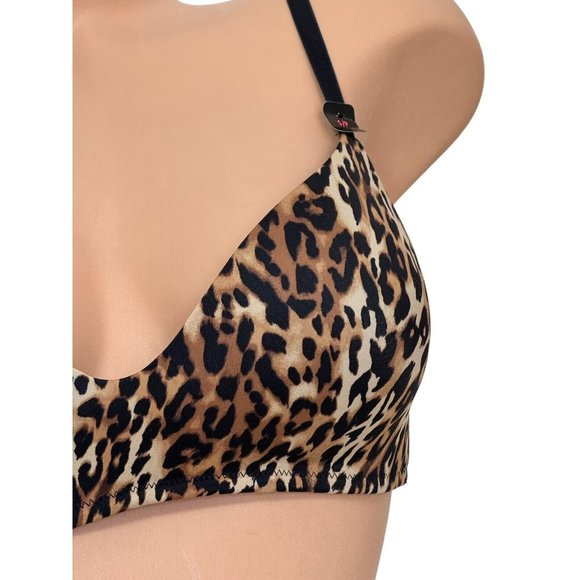 La Senza SMALL Wireless Padded Light Push Up Bra & Low Rise Cheeky Panty Set 2pc - Picture 3 of 9
